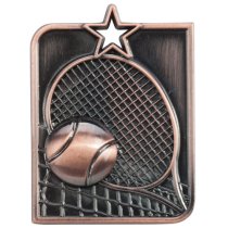 Centurion Star Tennis Medal | Bronze | 53 x 40mm