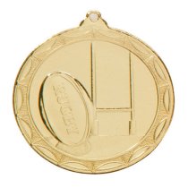 Cascade Rugby Medal | Gold | 50mm