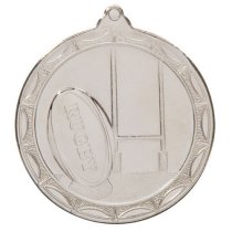 Cascade Rugby Medal | Silver | 50mm