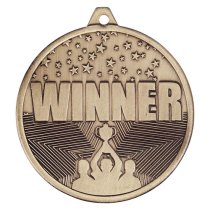 Cascade Winner Iron Medal | Antique Gold | 50mm