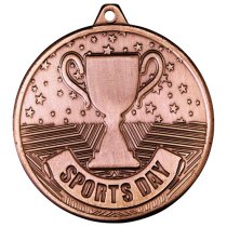Cascade Sports Day Iron Medal | Antique Bronze | 50mm