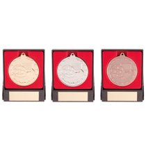 Starboot Football Medal in Box | 50mm | Bronze