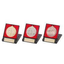 Impulse Football Medal in Box | 50mm | Gold