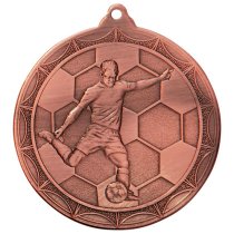 Impulse Football Medal | 50mm | Bronze