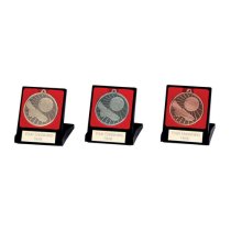 Formation Football Medal in Box | 50mm | Bronze