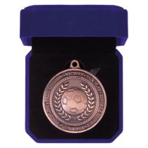 Olympia Football Medal in Box | 60mm | Antique Bronze