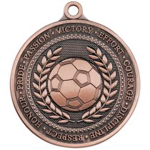 Olympia Football Medal | 60mm | Antique Bronze