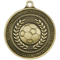 Olympia Football Medal | 60mm | Antique Gold