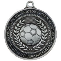 Olympia Football Medal | 60mm | Antique Silver