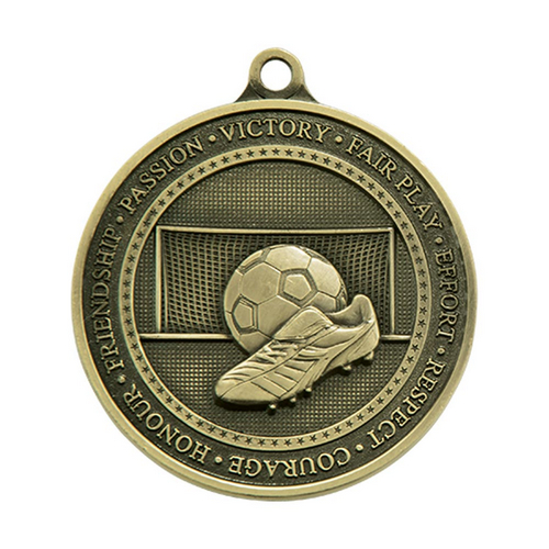 Olympia Football Medal | 70mm | Antique Gold