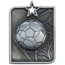 Centurion Star Series Football Medal | 53 x 40mm | Silver