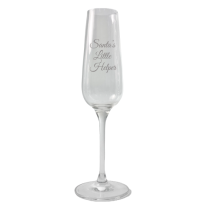 Shire County Crystal Classic Champagne Flute | Engraved | 240mm Height | Luxury Gift Tube