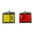 Yellow & Red Card Football Cufflinks in Personalised Silver Box - D904695