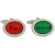 Port & Starboard Cuff Links in Personalised Silver Box - D901292