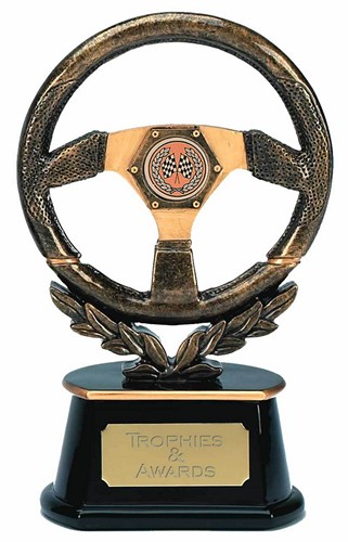 Motorsport Steering Wheel Trophy | 170mm