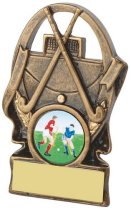 Gold Ribbon Hockey Trophy | 90mm