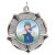 Tudor Rose Sports Medal | Silver | 50mm - MD532S