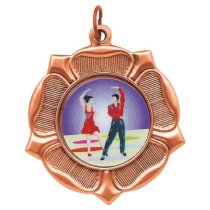 Tudor Rose Sports Medal | Bronze | 50mm