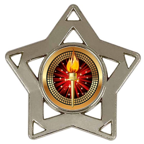Mini Star Medal | 60mm | Supplied Unengraved