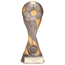 Revolution Football Resin Award Silver 200mm | G8