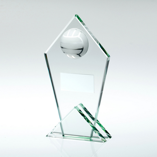 Jade Crystal Netball Trophy | 171mm