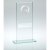 Jade/Silver Glass Netball Trophy | 184mm - JR16-TD859GD
