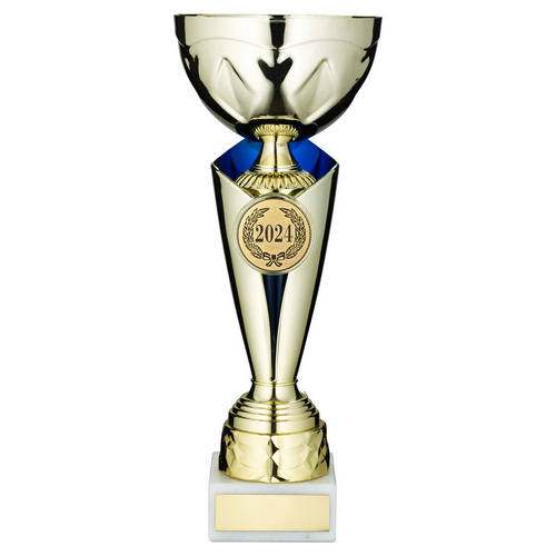 Gold/Blue Trophy Cup | 349mm