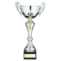 Silver/Gold Trophy Cup With Handles | 279mm