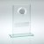 Jade/Silver Glass Pool or Snooker Trophy | 140mm - JR5-TD859GC