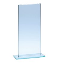 Jade Glass Narrow Trophy Plaque | 4mm Thick | 184mm