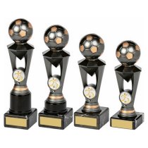Steel Diamond Football Trophy | 200mm | G6