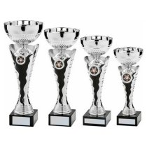 Ripple Metal Bowl Trophy | Silver | 370mm | S31