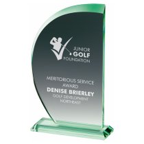 Premium Jade Glass Award | Presentation Case | 230mm