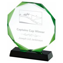 Halo Premium Jade Glass Award | Presentation Case | 170mm