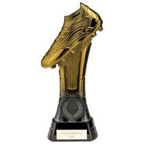 Rapid Strike Football Trophy | Heavyweight | Fusion Gold & Carbon Black | 160mm | G5