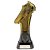 Rapid Strike Football Trophy | Heavyweight | Fusion Gold & Carbon Black | 160mm | G5 - PA24041B