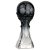 King Football Trophy | Heavyweight | Black to Platinum | 160mm | S5 - PA24001A