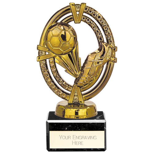 Maverick Legend Football Boot Trophy | Fusion Gold | 135mm | S7