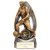 Havoc Football Male Trophy | Antique Gold & Silver | 175mm | G25 - RF24055B