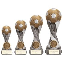 Revolution Football Trophy | Antique Silver & Gold | 150mm | G6