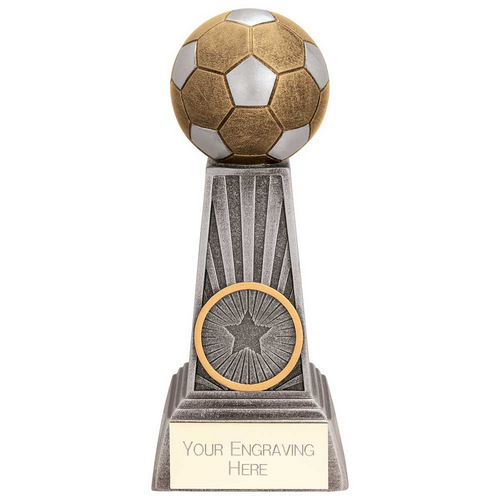 Energy Football Trophy | Antique Silver & Gold | 130mm | G5