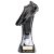 Rapid Strike Most Improved Football Trophy | Carbon Black & Ice Platinum | 250mm | G24 - PM24092E