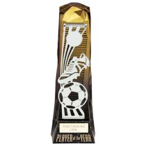 Shard Football Player of the Year Football Trophy | Gold to Black | 230mm | G7