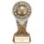 Ikon Tower Most Improved Player Football Trophy | Antique Silver & Gold | 150mm | G24 - PA24145B