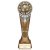 Ikon Tower Player of the Match Football Trophy | Antique Silver & Gold | 225mm | G24 - PA24146E