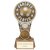Ikon Tower Parents Player Football Trophy | Antique Silver & Gold | 150mm | G24 - PA24147B