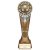 Ikon Tower Player of the Year Football Trophy | Antique Silver & Gold | 225mm | G24 - PA24148E
