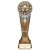 Ikon Tower Players Player Football Trophy | Antique Silver & Gold | 225mm | G24 - PA24149E