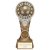 Ikon Tower Top Goal Scorer Football Trophy | Antique Silver & Gold | 175mm | G24 - PA24150C