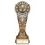 Ikon Tower Top Goal Scorer Football Trophy | Antique Silver & Gold | 200mm | G24 - PA24150D